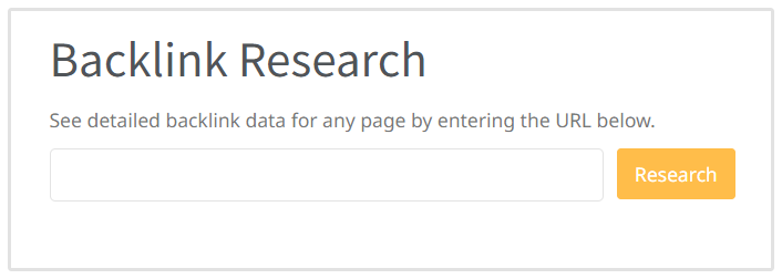 Campo de investigación de backlinks